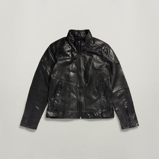 Biker Leather Jacket | ブラック | G-Star RAW® JP